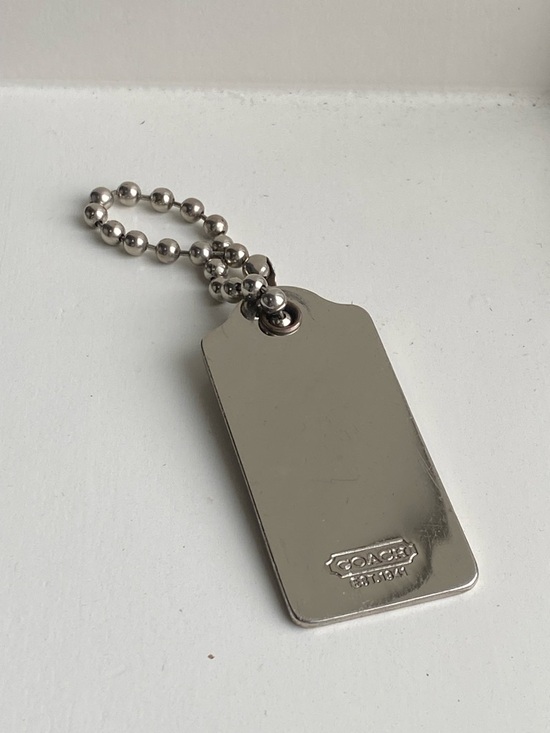 Coach Metal Silver Hangtag - Picture 2 of 2